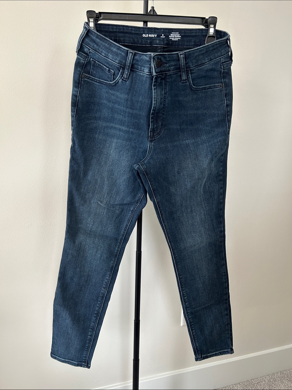 Old Navy High Waisted Blue Skinny Jeans